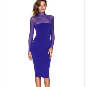 Nookie eclipse long sleeve midi